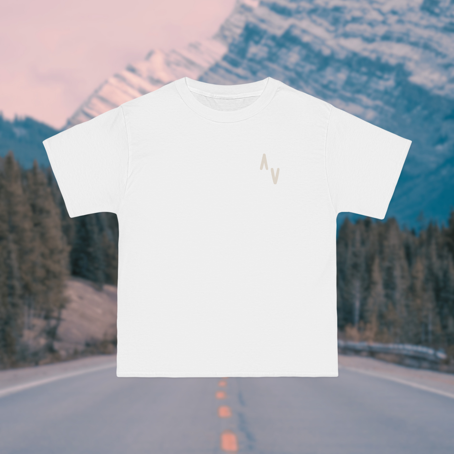 Highs and Lows Tee (Monochrome White)