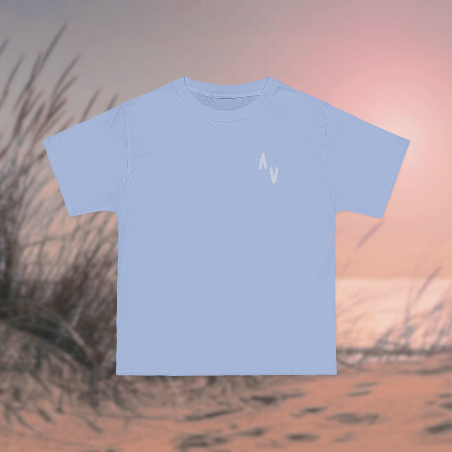 Highs and Lows Tee (Monochrome Blue)
