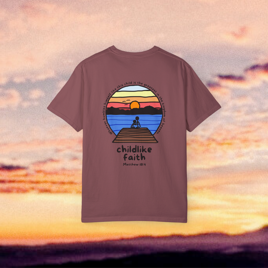 Childlike Faith Tee (Brick)