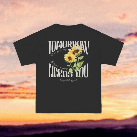 Tomorrow Needs You Tee (Black)