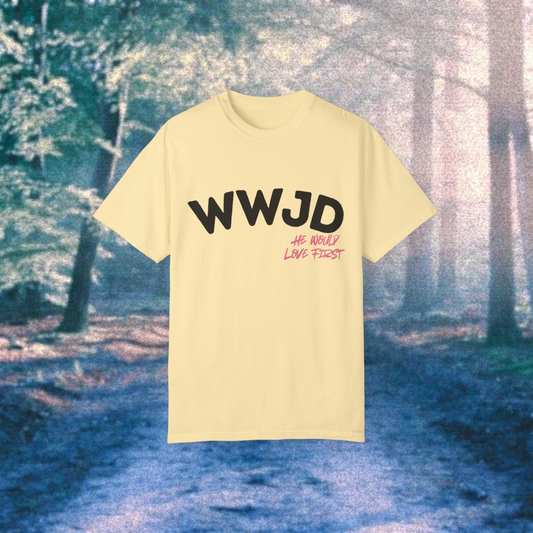 WWJD Tee (Yellow)