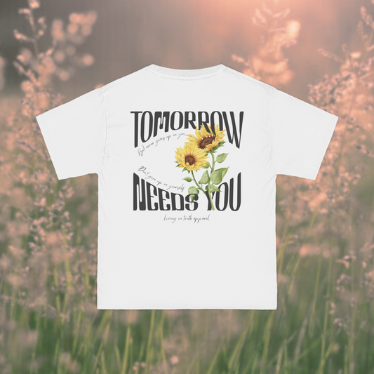 Tomorrow Needs You Tee (White)