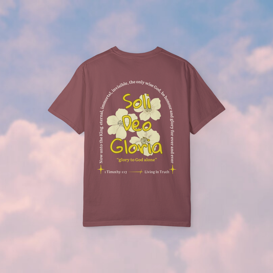 Soli Deo Gloria Tee (Brick)