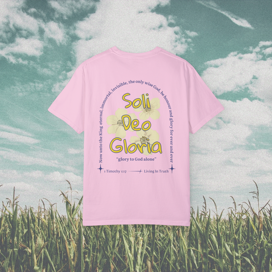 Soli Deo Gloria Tee (Pink)