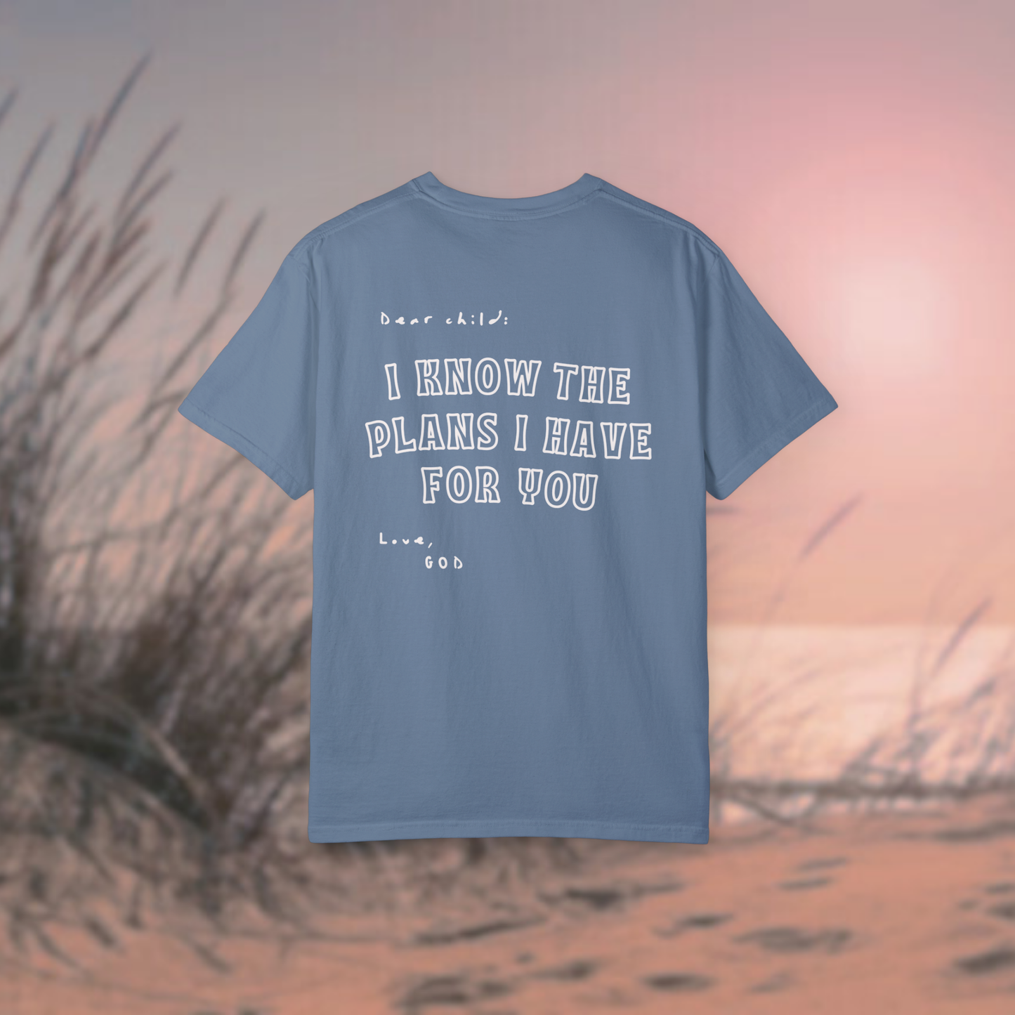 Jeremiah 29:11 Tee (Smokey Blue)